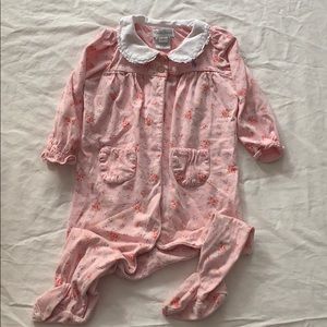 Ralph Lauren flowered footie pjs